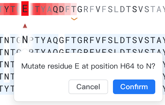 Antibody Optimization Edit Suggested Mutation